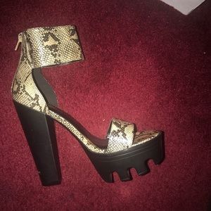 Never worn Charlotte Russe shoes